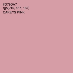#D79DA7 - Careys Pink Color Image